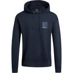 Толстовка с логотипом ARMANI EXCHANGE, темно-синий - фото