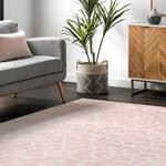 nuLOOM Annette современный леопардовый принт ковер, 270 x 366 см, baby pink - фото 8