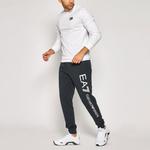 Брюки с логотипом сбоку EMPORIO ARMANI, синий - фото 3