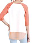 Топ с рукавом реглан персикового цвета Umgee - фото 3