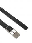 Женский ремень Ck Cut Square Buckle 2.0 K60K613155 Calvin Klein, черный - фото 2