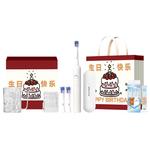 Электрическая зубная щетка AUX, белый - фото