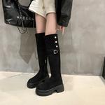 Ботинки Knee high для женщин Dawei's house, черный - фото 11