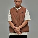 UNDEFEATED Жилет унисекс, Brown - фото 5