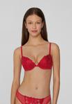 Бюстгальтер Tezenis Push-up bra, Red/Mottled Red - фото