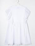 Платье с кружевной отделкой Alberta Ferretti Kids, белый - фото 2