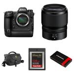 Беззеркальная камера Nikon Z9 Mirrorless Camera with 50mm f/1.4 Lens and Basic Bundle - фото