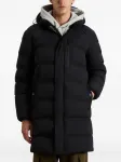 Матовый эластичный пуховик с капюшоном WOOLRICH, синий - фото 3