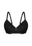 Красивый классический бюстгальтер с чашечками Sassa, черный - фото