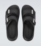 Гибридные резиновые слайды Alexander Mcqueen, черный - фото 4