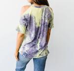 Топ с плечами Cure The Common Cold в цвете Tie Dye Haptics - фото 3