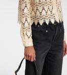 Кружевная рубашка Frame, экрю - фото 5