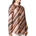 MARNI Женская рубашка Brown Stripes - фото 6