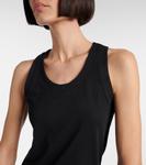 Топ из хлопкового джерси Isha Khaite, черный - фото 4