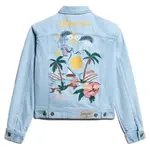 Куртка Superdry Embellished denim, синий - фото 2