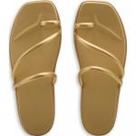 Сандалии с петлей для пальца Crocs, gold - фото 4