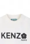 Трикотажное платье Kenzo Kids, Offwhite - фото 3