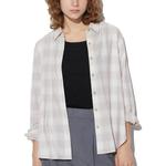 Рубашка женская светло-серая Uniqlo - фото 2