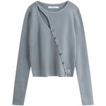 CALVIN KLEIN Вязаный свитер Women's PN6-Cloud Trail Gray, PN6-Cloud Trace Gray - фото
