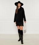 Шерстяное платье nero Pinko, черный - фото 2