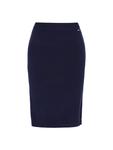 Юбка до колена DreiMaster Klassik, темно-синий - фото