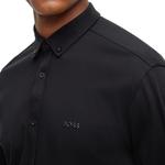 Футболка мужская черная HUGO BOSS - фото 7