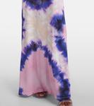 Окрашенное макси-платье Rabanne, Tie And Dye Pink - фото 6
