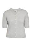 Блуза usha Button-down blouse, Grau Melange/Mottled Grey - фото 5