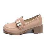 Лоферы женские Zhr, бежевый - фото 8