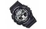 Часы Casio G-Shock Analog-Digital GA-100 Series, арт. GA-100BW-1A, черный/белый - фото 2