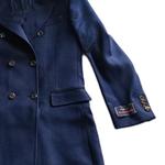 Пальто женское Gucci длинное, темно-синий - фото 4