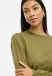 Джемпер VILA RUNDHALS, Green Moss/Green - фото 4