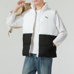 Пуховик-жилет мужской черно-белый PUMA - фото 4