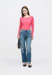 Топ Tommy Jeans SCRIPT , Vintage Cerise/Pink - фото 2