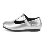 Кожаная обувь детская ST&SAT KIDS, серебряный - фото