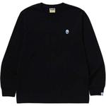 Bape Abc Camo One Point лонгслив A BATHING APE, черный - фото 8