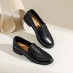 Лоферы женские с низким верхом Vedullar, черный - фото 14