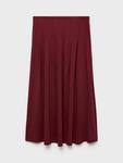 Таблица Gathered Midi Skirt Mango, Dark Red - фото 3