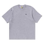 Футболка BAPE Ape Head One Point Relaxed Fit Tee, Grey - фото