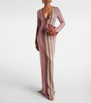 Сумка через плечо Zigzag Medium Missoni, Multi Red - фото 5