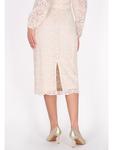 Юбка до колена faina, кремовый - фото 4