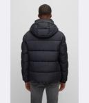 Куртка мужская Boss Orange Омарис стеганая с капюшоном, черный - фото 4