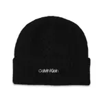 Шерстяная шапка Calvin Klein, черный - фото