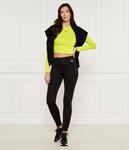 Лонгслив женский Hugo Dafilomena облегающего кроя укороченный, зеленый - фото 2