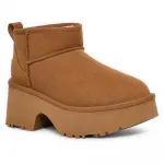 Ботинки UGG Classic Ultra Mini New Heights, коричневый - фото