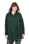 Туника Ulla Popken, темно-зеленый - фото 2