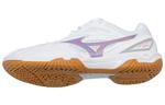 Обувь для бадминтона Mizuno Fang унисекс, White/Yellow/Pink - фото 5