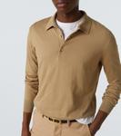 Хлопковая рубашка-поло Tom Ford, Praline - фото 5