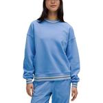 Lululemon Свитер оверсайз женский dark blue club blue/light ivory - фото