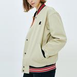 Бейсбольная куртка с логотипом Base унисекс цвета хаки Mlb - фото 5